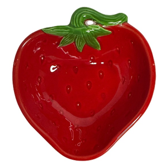 Vintage Knobler Strawberry Dish Bowl Japan Candy Fruit Cottagecore Decorative - Picture 2 of 5